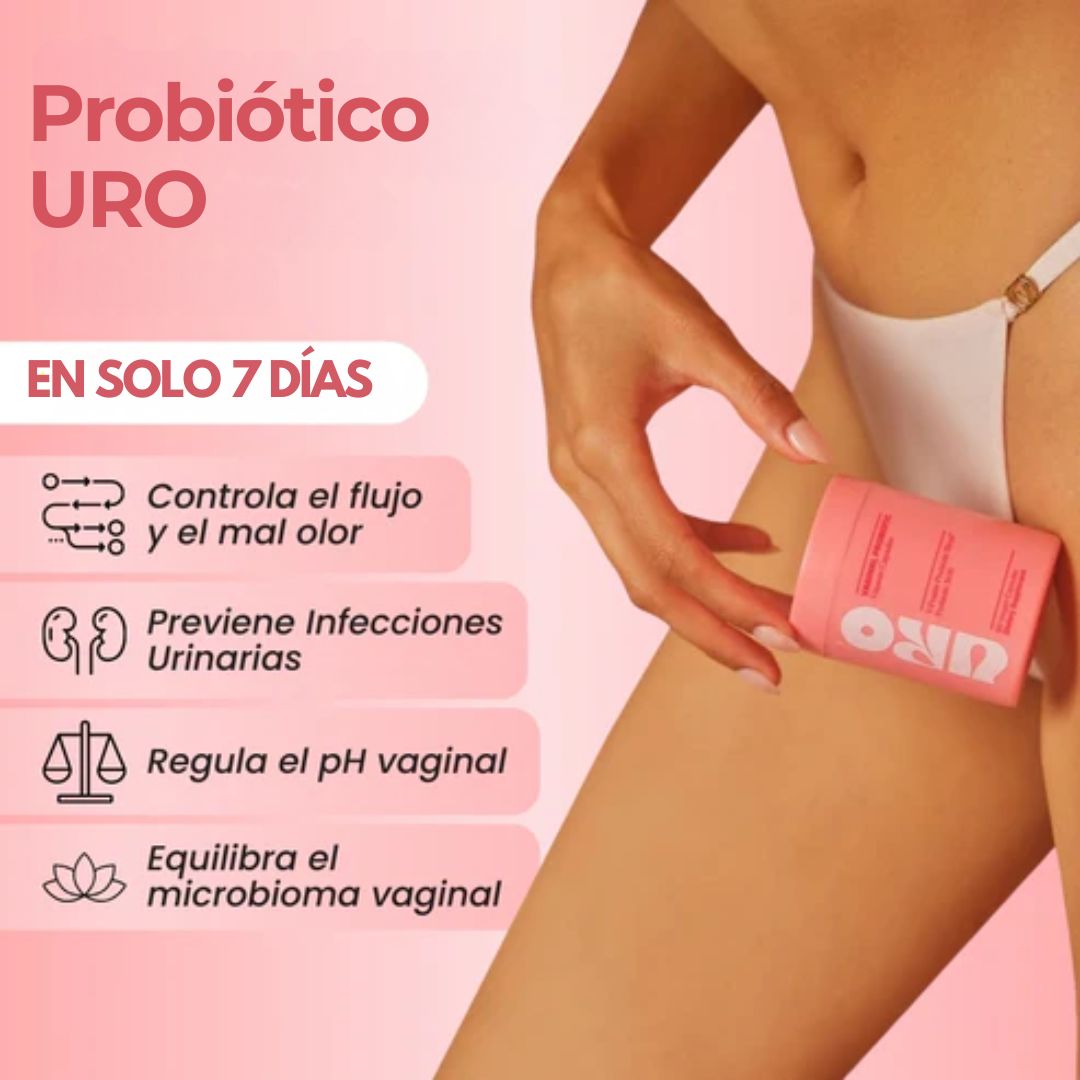 URO®- El probiótico Vaginal que elimina Flujo, mal olor o picazón en 7 días!